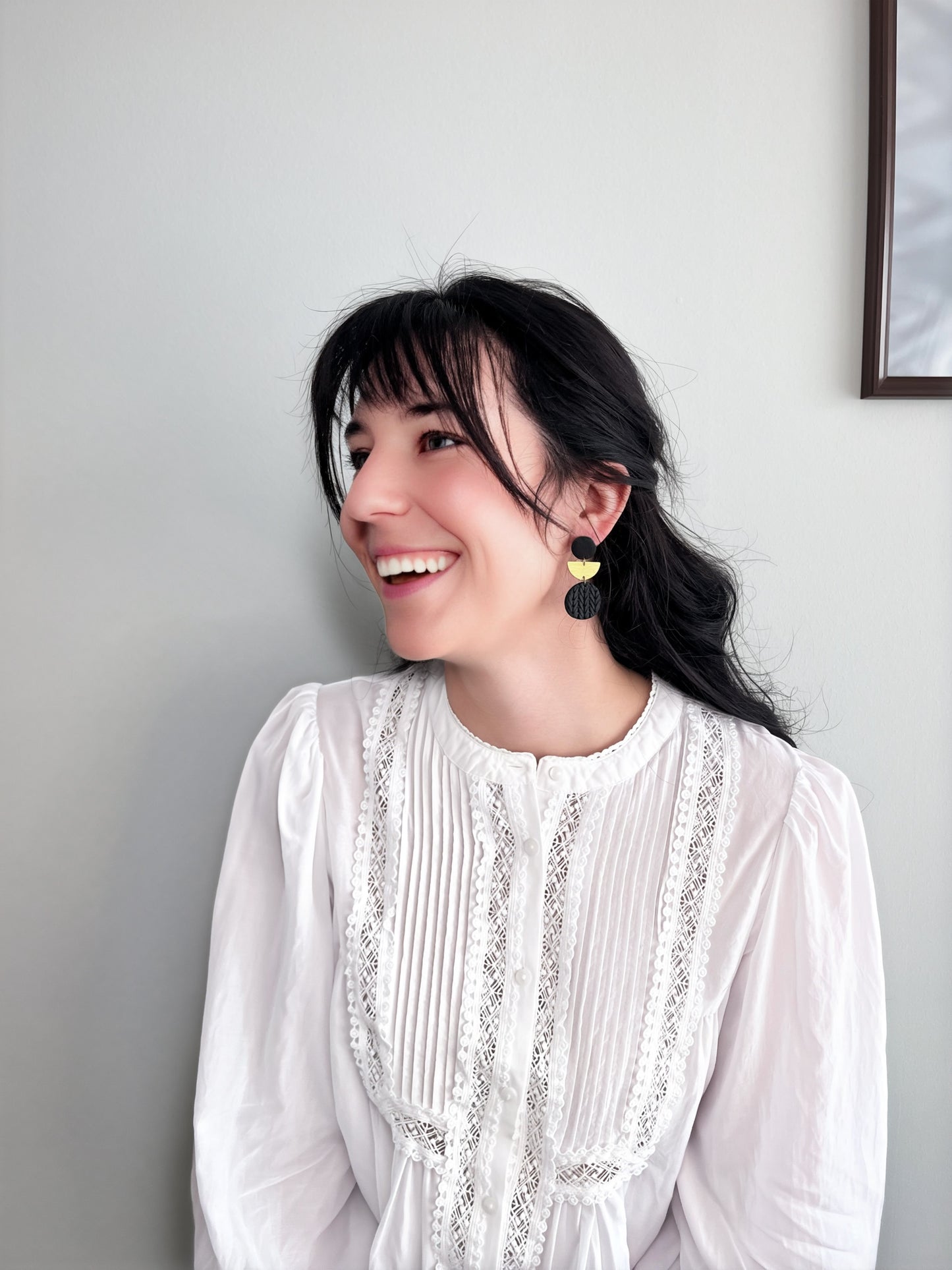 Textured Orbit Earrings